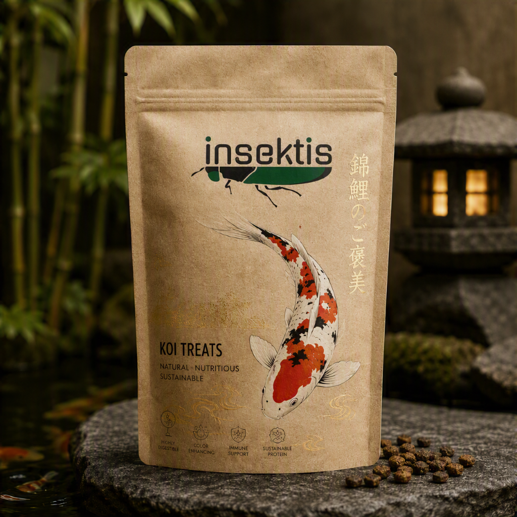 Beutel Koi-Leckerli mit Insektenprotein von Fürst Insektis